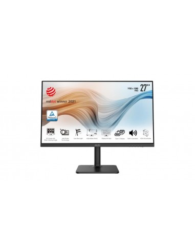 LCD Monitor|MSI|MODERN MD271P|27"|Business|Panel IPS|1920x1080|16:9|75Hz|Matte|5 ms|Speakers|Swivel|Pivot|Height adjustable|Tilt