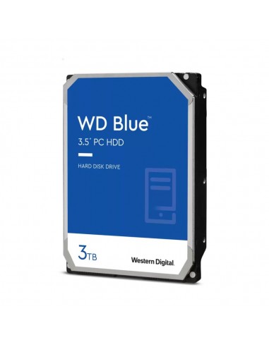 HDD|WESTERN DIGITAL|Blue|3TB|SATA 3.0|256 MB|5400 rpm|3,5"|WD30EZAZ