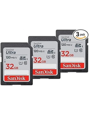 MEMORY SDHC 32GB UHS-I/3PC SDSDUN4-032G-GN6IM SANDISK