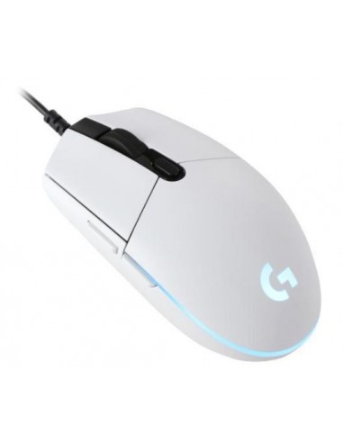 MOUSE USB OPTICAL G203/WHITE 910-005797 LOGITECH