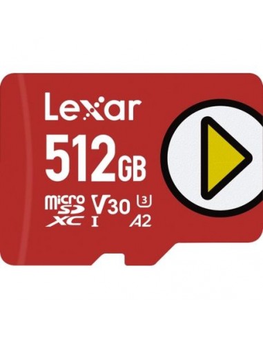 MEMORY MICRO SDXC 512GB UHS-I/PLAY LMSPLAY512G-BNNNG LEXAR