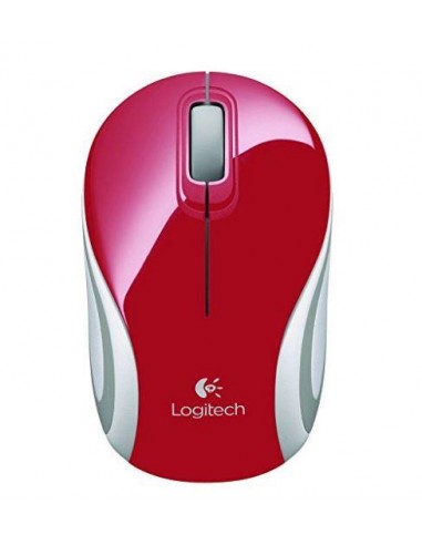 MOUSE USB OPTICAL WRL M187/RED 910-002732 LOGITECH