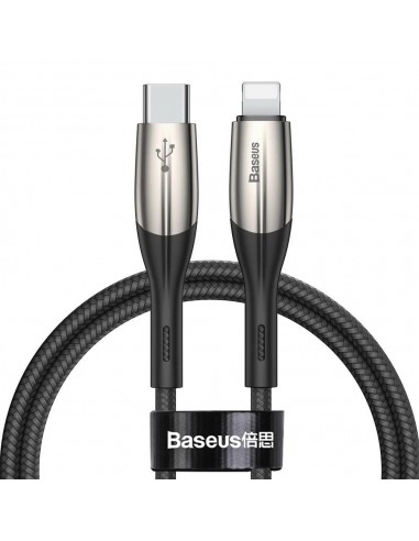 CABLE LIGHTNING TO USB-C 1M/BLACK CATLSP-01 BASEUS