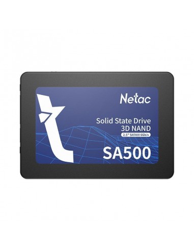 SSD|NETAC|SA500|256GB|SATA 3.0|3D NAND|Write speed 450 MBytes/sec|Read speed 520 MBytes/sec|2,5"|TBW 120 TB|MTBF 1500000 hours|N