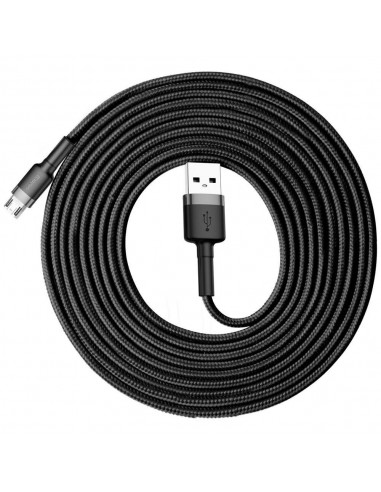 CABLE MICROUSB TO USB 3M/GRAY/BLACK CAMKLF-HG1 BASEUS