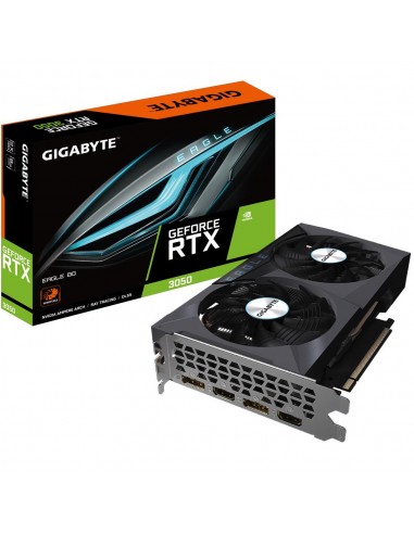 Graphics Card|GIGABYTE|NVIDIA GeForce RTX 3050|8 GB|128 bit|PCIE 4.0 16x|GDDR6|Memory 14000 MHz|GPU 1777 MHz|2xHDMI|2xDisplayPor