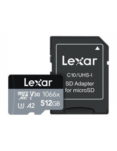 MEMORY MICRO SDXC 512GB UHS-I/W/A LMS1066512G-BNANG LEXAR