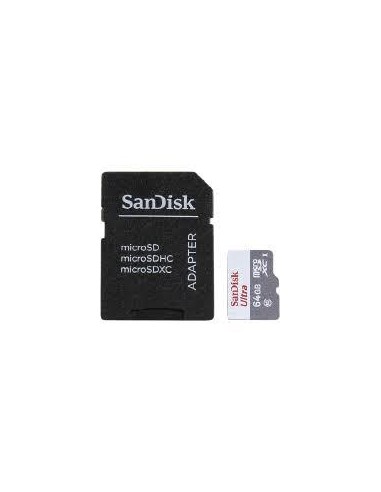 MEMORY MICRO SDXC 64GB UHS-I/W/A SDSQUNR-064G-GN6TA SANDISK