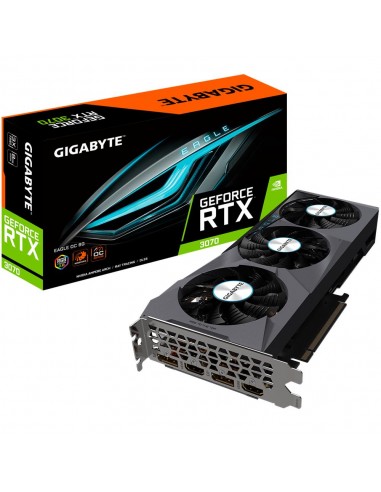 Graphics Card|GIGABYTE|NVIDIA GeForce RTX 3070|8 GB|256 bit|PCIE 4.0 16x|GDDR6|Memory 14000 MHz|GPU 1770 MHz|2xHDMI|2xDisplayPor