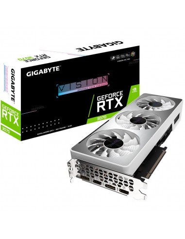 Graphics Card|GIGABYTE|NVIDIA GeForce RTX 3070|8 GB|GDDR6|256 bit|PCIE 4.0 16x|Memory 14000 MHz|GPU 1815 MHz|2xHDMI|2xDisplayPor