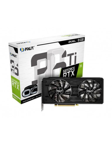 Graphics Card|PALIT|NVIDIA GeForce RTX 3060 Ti|8 GB|256 bit|PCIE 4.0 16x|GDDR6|GPU 1410 MHz|Dual Slot Fansink|NE6306T019P2-190AD