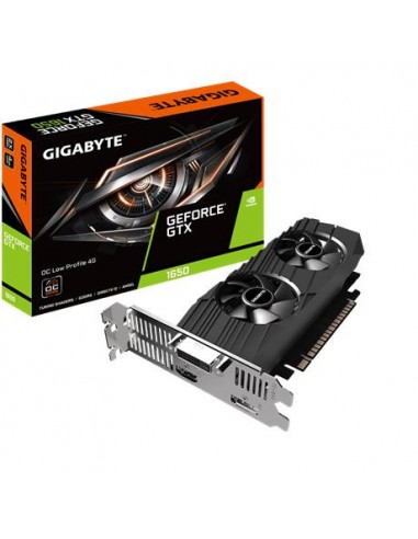 Graphics Card|GIGABYTE|NVIDIA GeForce GTX 1650|4 GB|128 bit|PCIE 3.0 16x|GDDR5|Memory 8002 MHz|GPU 1695 MHz|Dual Slot Fansink|1x