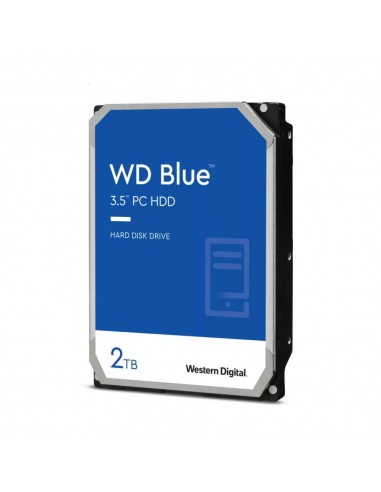 HDD|WESTERN DIGITAL|Blue|2TB|SATA 3.0|256 MB|7200 rpm|3,5"|WD20EZBX