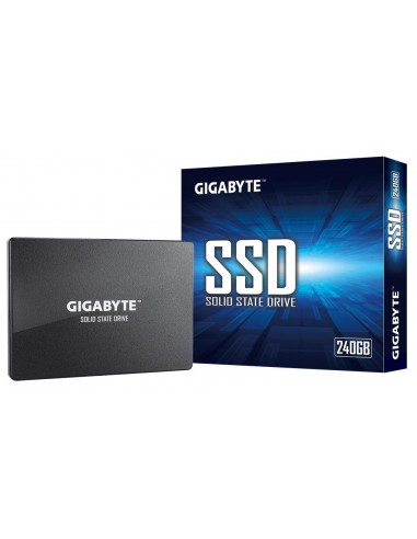 SSD|GIGABYTE|240GB|SATA 3.0|Write speed 420 MBytes/sec|Read speed 500 MBytes/sec|2,5"|TBW 100 TB|MTBF 2000000 hours|GP-GSTFS3124