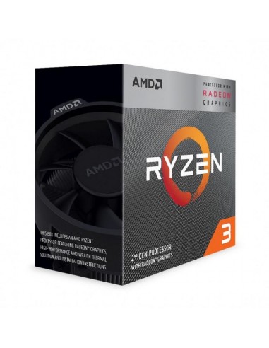 CPU|AMD|Ryzen 3|3200G|3600 MHz|Cores 4|4MB|Socket SAM4|65 Watts|GPU Radeon Vega 8|BOX|YD3200C5FHBOX