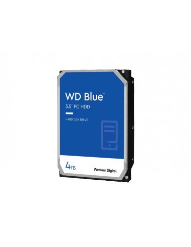 HDD|WESTERN DIGITAL|Blue|4TB|SATA 3.0|256 MB|5400 rpm|3,5"|WD40EZAZ