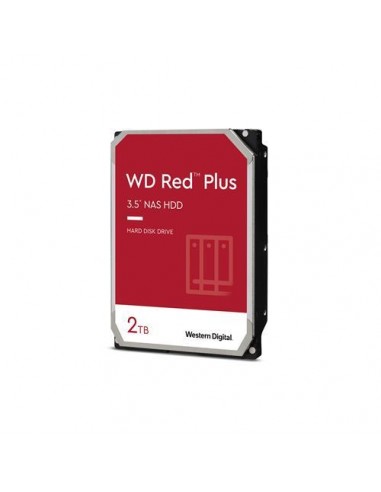 HDD|WESTERN DIGITAL|Red Plus|2TB|SATA 3.0|128 MB|5400 rpm|3,5"|WD20EFZX