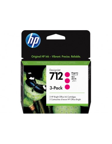 INK CARTRIDGE MAGENTA NO.712/3PACK 3ED78A HP