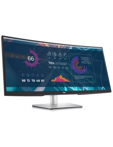 LCD Monitor|DELL|P3421W|34"|Business/Curved/21 : 9|Panel IPS|3440x1440|21:9|60Hz|Matte|8 ms|Swivel|Height adjustable|Tilt|Colour