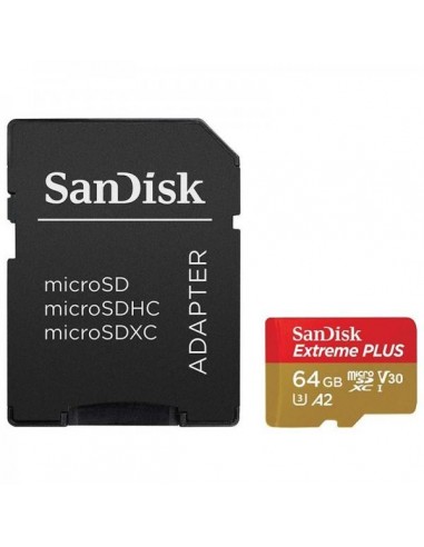 MEMORY MICRO SDXC 64GB CLASS10/W/A SDSQXBZ-064G-GN6MA SANDISK