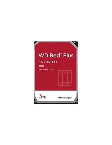 HDD|WESTERN DIGITAL|Red Plus|3TB|SATA 3.0|128 MB|5400 rpm|3,5"|WD30EFZX