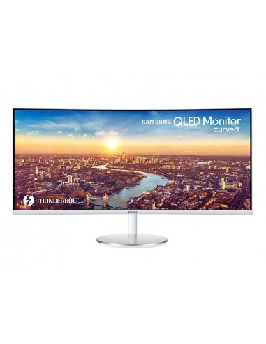 LCD Monitor|SAMSUNG|CJ791|34"|Curved/21 : 9|Panel VA|3440x1440|21:9|100Hz|4 ms|Speakers|Height adjustable|Tilt|Colour Grey|LC34J