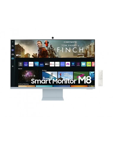 LCD Monitor|SAMSUNG|S32BM80BUU|32"|4K|Panel VA|3840x2160|16:9|60Hz|4 ms|Speakers|Camera|Height adjustable|Tilt|Colour Blue/ Whit