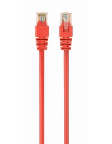 PATCH CABLE CAT5E UTP 0.25M/RED PP12-0.25M/R GEMBIRD