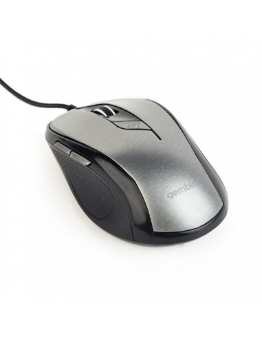 MOUSE USB OPTICAL BLACK/GREY/MUS-6B-01-BG GEMBIRD