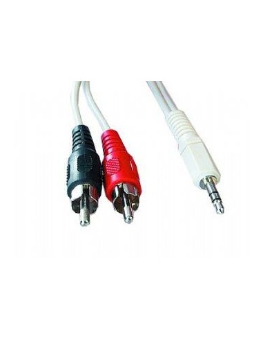 CABLE AUDIO 3.5MM TO 2RCA 20M/CCA-458-20M GEMBIRD