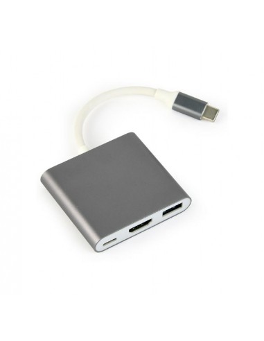 I/O ADAPTER USB-C TO HDMI/USB3/USB-C A-CM-HDMIF-02-SG GEMBIRD