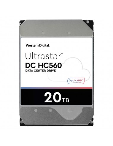 HDD|WESTERN DIGITAL ULTRASTAR|Ultrastar DC HC560|WUH722020ALE6L4|20TB|SATA|512 MB|7200 rpm|3,5"|0F38755