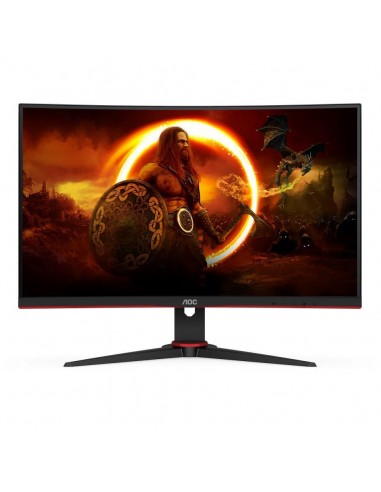 LCD Monitor|AOC|C24G2U|23.6"|Gaming/Curved|Panel VA|1920x1080|16:9|165Hz|Matte|4 ms|Speakers|Swivel|Height adjustable|Tilt|Colou