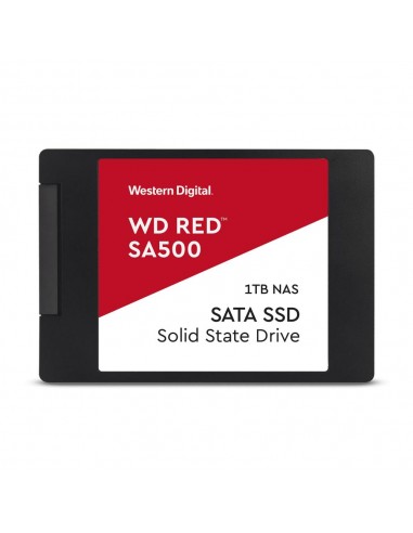 SSD|WESTERN DIGITAL|Red SA500|1TB|SATA 3.0|Write speed 530 MBytes/sec|Read speed 560 MBytes/sec|2,5"|TBW 600 TB|MTBF 2000000 hou